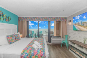 Oceanfront Condo With Oversized Balcony! Sleeps 2 Guests! Caravelle 512